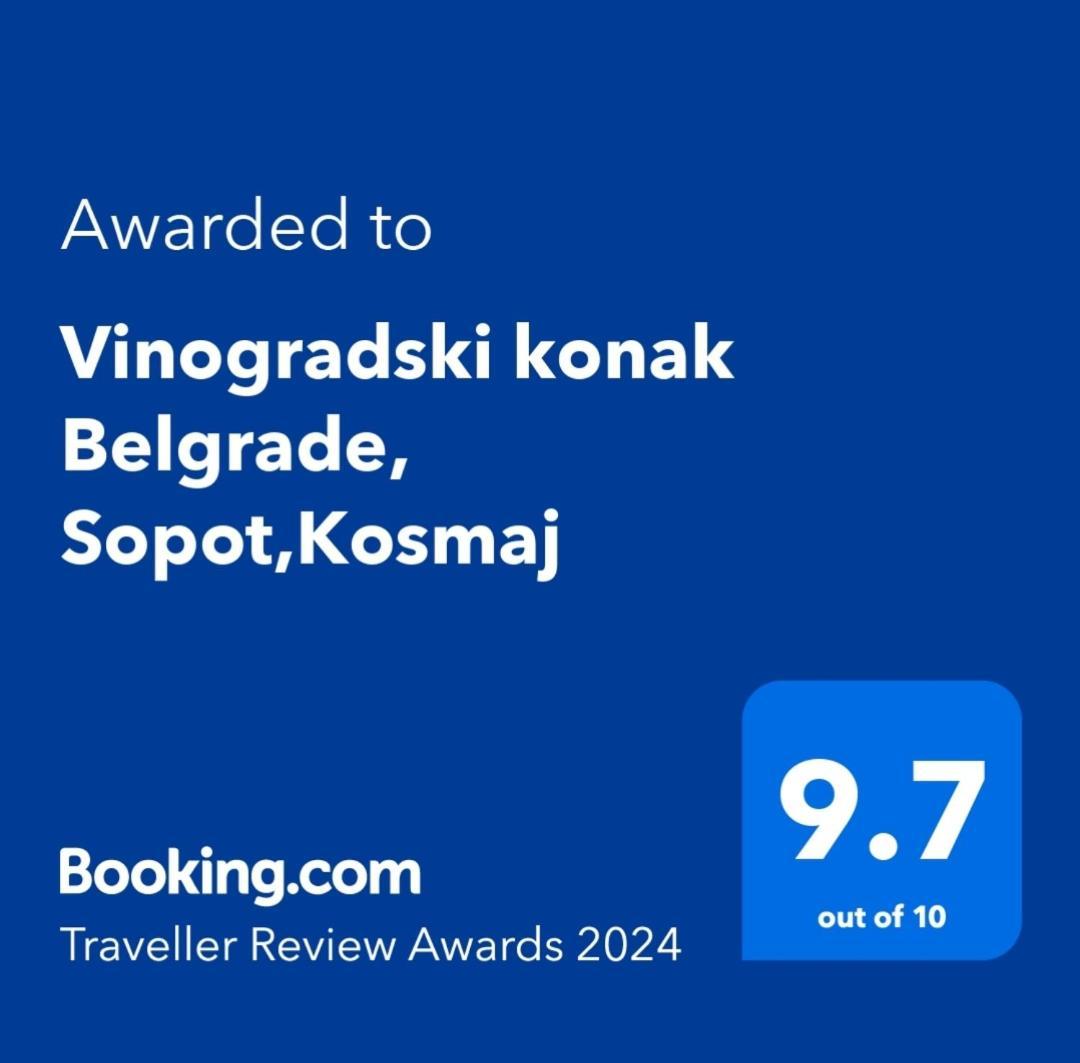 Vinogradski Konak Belgrade, Sopot,Kosmaj Kültér fotó